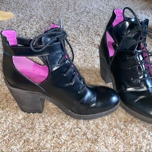 Womens heeled ankle boots